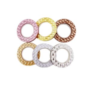 Easy Installation Cheap Plastic Curtain Rings 40mm Openable Curtain Eyelet Ring for Curtain Accessories