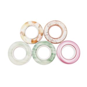 Customized Plastic Durable Affordable Price ABS Eyelet Curtain Ring Eyelet Lined Curtain Circle