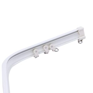 Strong flexible bendable curtain rail curtain track recessed bendable curtain track