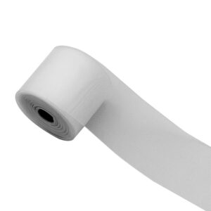 White non-woven curtain ring tape 80mm 90mm 100mm width curtain tape polyester