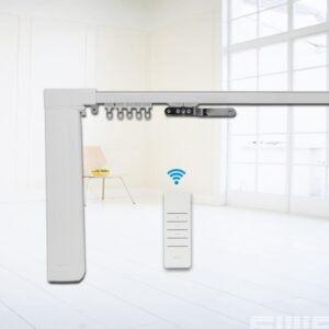 Smart Home System Customizable Aluminium Curtain Rail Electric Motorized Curtain Track
