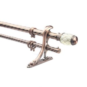 High quality diameter roman rod stainless steel window curtain rod with iron pipe