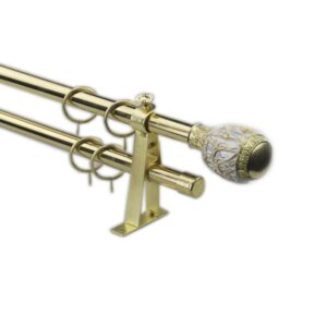 16 mm Spring Tension Pole Household Curtain Rods Adjustable High Carbon Steel curtain rod