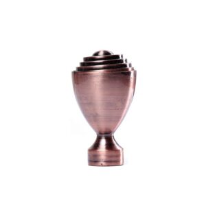 Cheap price aluminum curtain rod end finials curtain poles finials