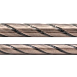 Custom 1m-6m Length 12mm 28mm Diameter Black Grey Brown Gold Metal Curtain Pole Rod Iron Curtain Pipe Tube