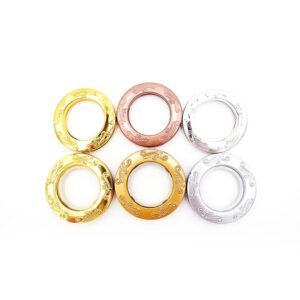 40mm ABS plastic plastic plastic curtain rod Pole drape Eyelet ring
