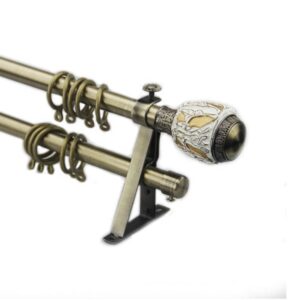 Wholesale customized good quality curtain rods 19 mm, curtain rod iron pipe