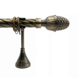 Custom Art Deco Screw Curtain Rods Double Bracket Curtain Rod Holder Track Rail Curtain Rod Bracket