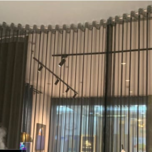 Office Bed Room Tent Windows Curtain Hanger curved windows Curtain Accessories runners