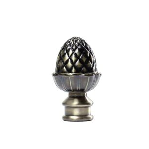 Bullet curtain rod finials curtain accessories for 28mm twist pipe curtain tube